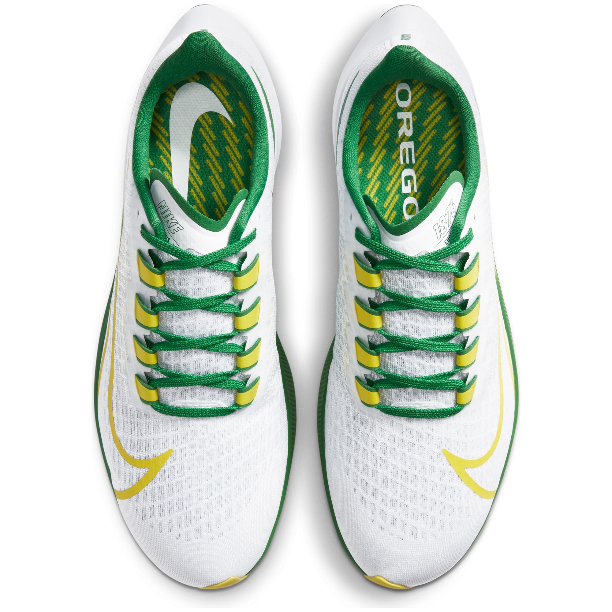 Unisex Nike White Oregon Ducks Pegasus 37 Running Shoes