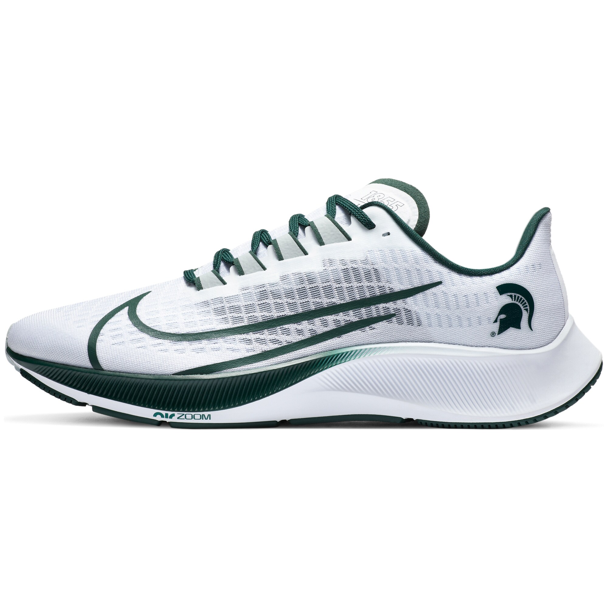 Unisex Nike White Michigan State Spartans Pegasus 37 Running Shoes