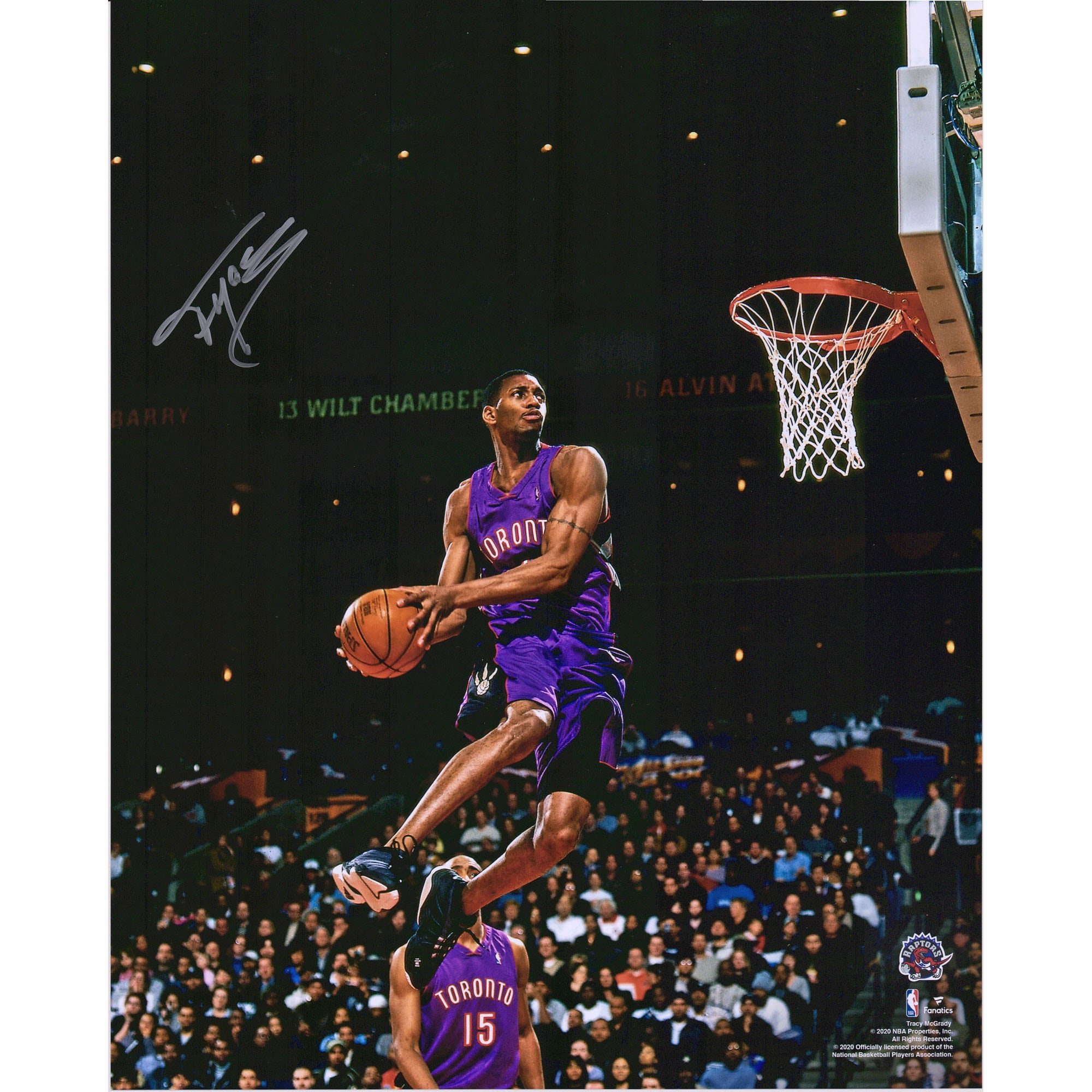 トレイシー・マグレディ トロント・ラプターズ 直筆サイン入り 16