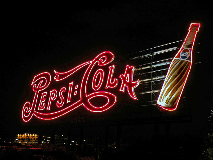 Neon Pepsi Cola Sign by Nina Bradica
