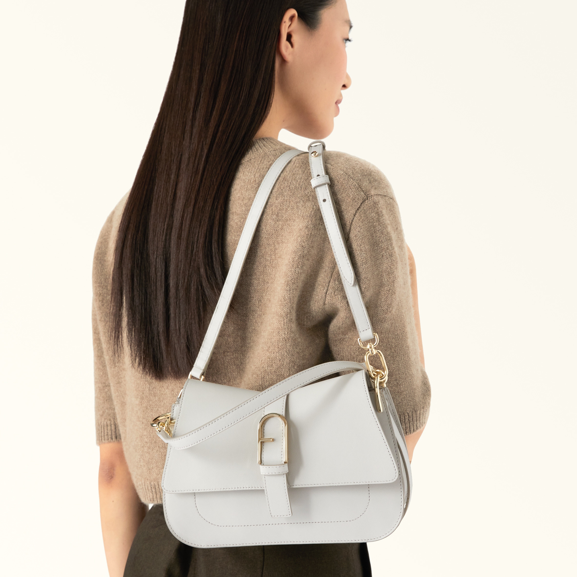 Top Handle M MARSHMALLOW Furla Flow | Furla US