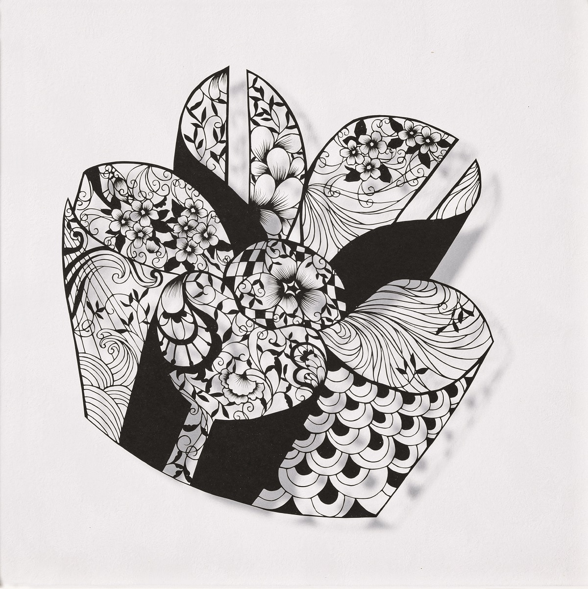 生幸姫専用】 切り絵 仏像 アート A4サイズ 生幸姫専用】 切り絵 仏像