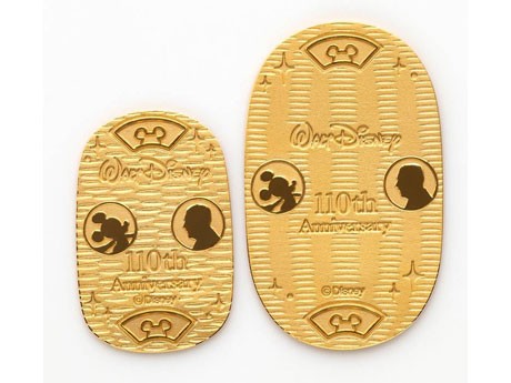 純金製「ミッキー」小判－ギンザタナカとディズニー・ジャパンがコラボ