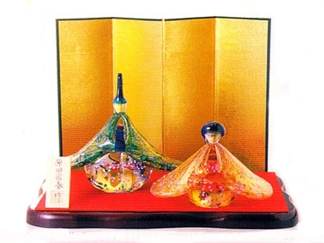 茅ヶ崎のベネチアングラス専門店にガラス製の「雛人形」 - 湘南経済新聞