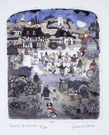 渋谷で英画家「グラハム・クラーク展」－バッキンガム宮殿にも作品