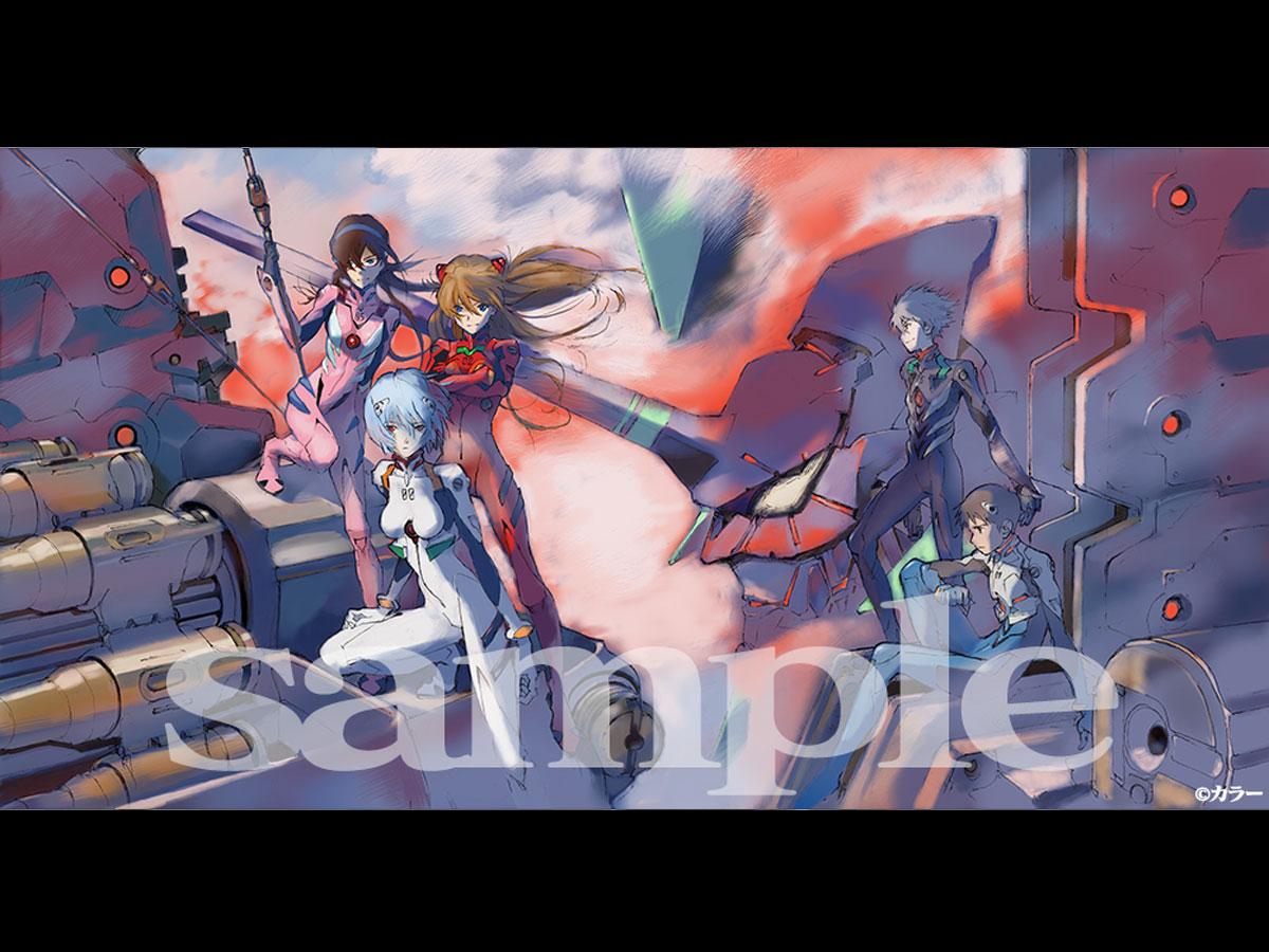 渋谷・紀伊國屋書店で「エヴァ」イラスト複製原画展 アスカ・カヲルの