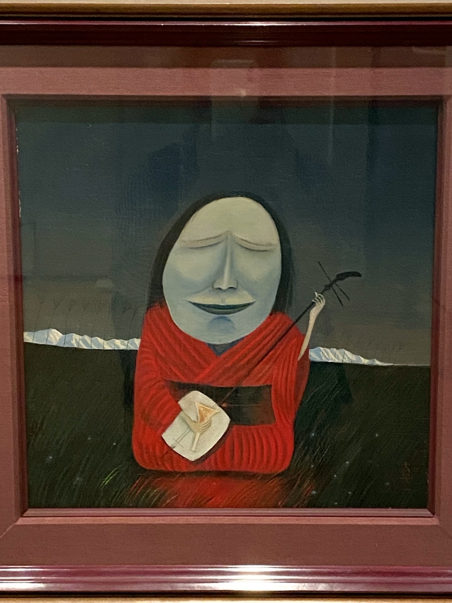 斎藤真一が瞽女（ごぜ）を描いた作品「ふさ子の唄」 - 秋田経済新聞