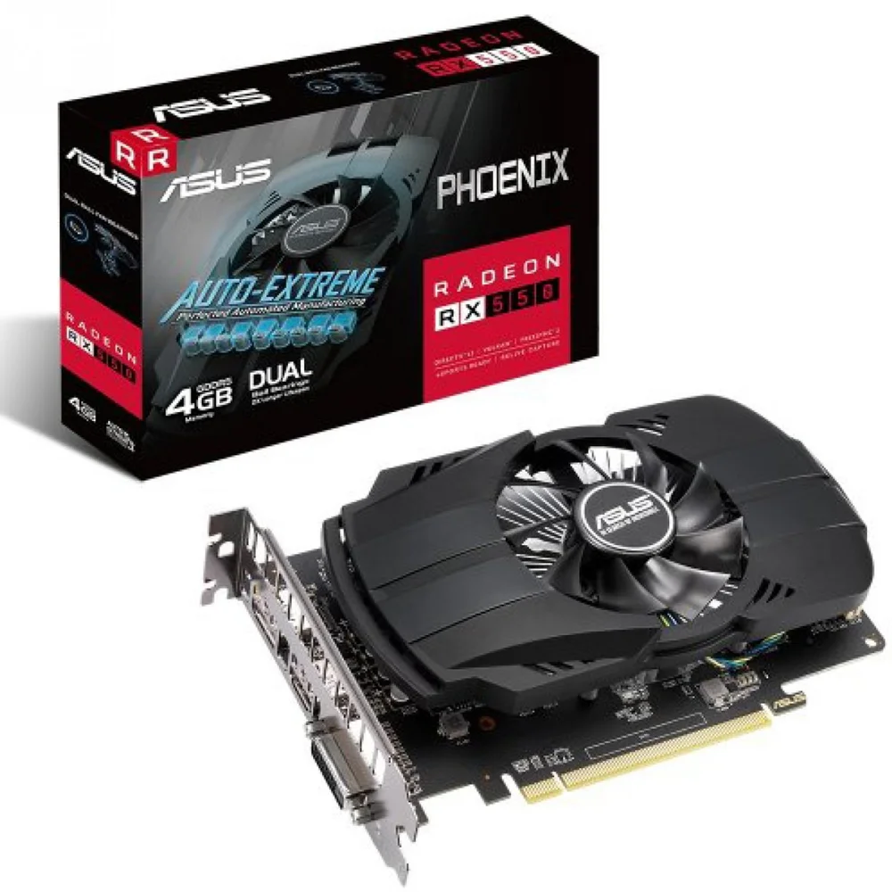 Placa De Video Asus Rx 550 Radeon KaBuM