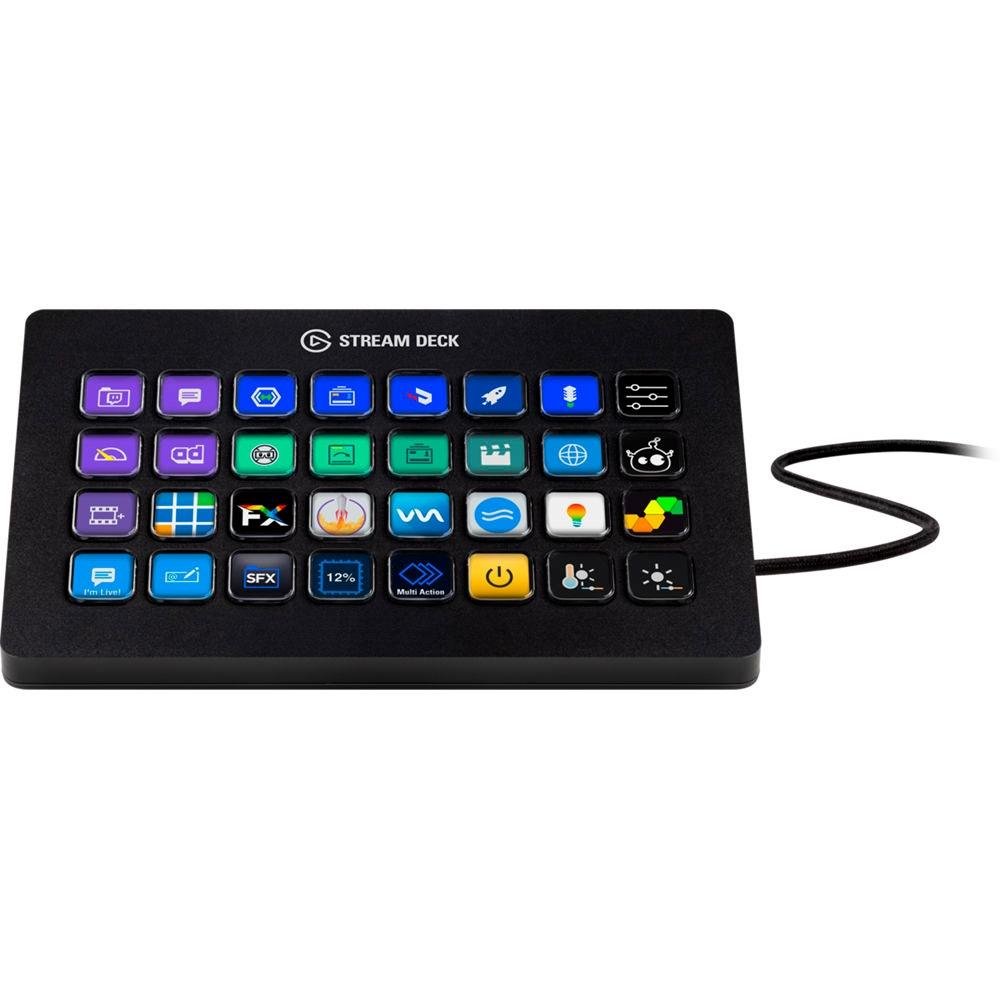 Stream Deck Elgato XL, 32 Teclas, Preto | KaBuM!