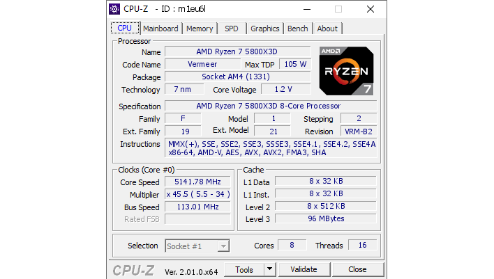 What's This? Ryzen 7 5800X3D Overclocked To 5.1GHz By MSI But