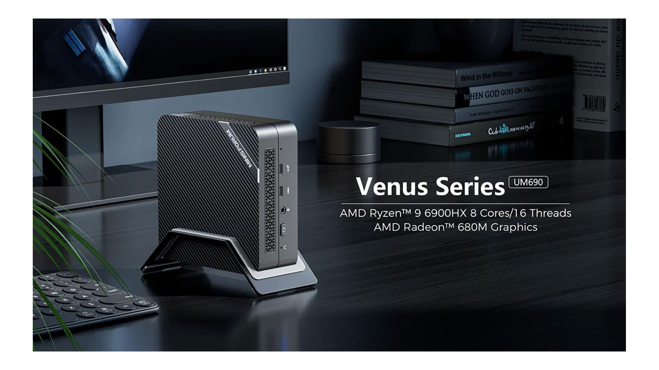 Minisforum UM690 Mini PC Rocks A Ryzen 9 6900HX, Radeon Graphics