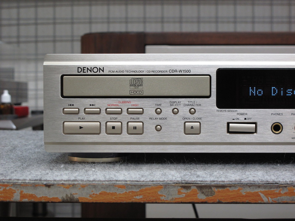 CDR-W1500 DENON - 中古オーディオ 高価買取・販売 ハイファイ堂