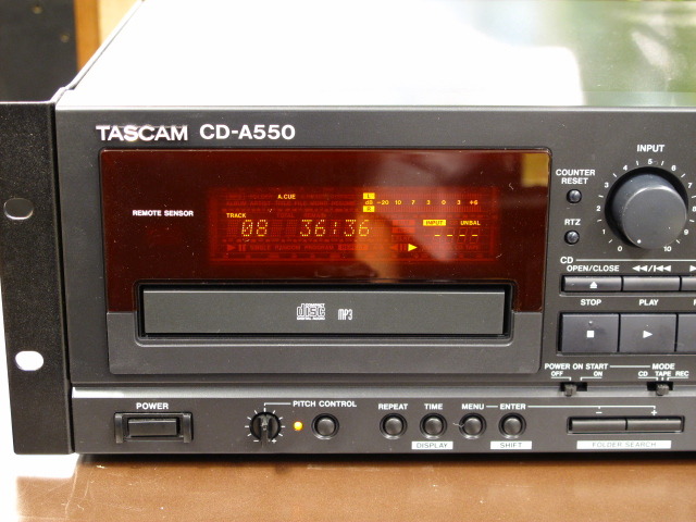 ラジオ・コンポ TASCAM CD-A550 No.2 CD-A550 | 業務用CDプレーヤー