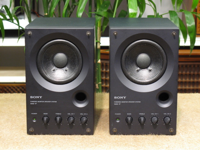 SONY SMS-1P モニタースピーカー 2台 ジャンク品 SONY SMS-1P モニター