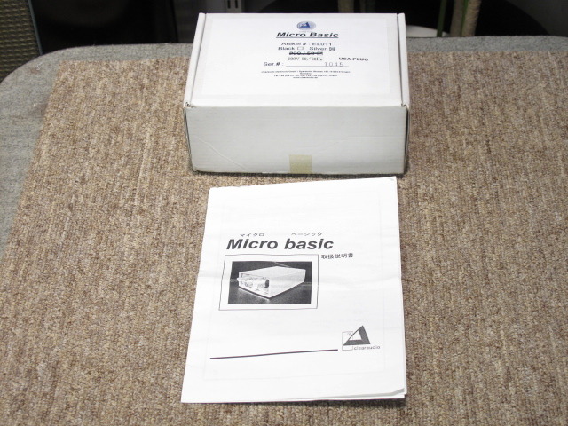 Micro Basic CLEAR AUDIO - 中古オーディオ 高価買取・販売 ハイファイ堂
