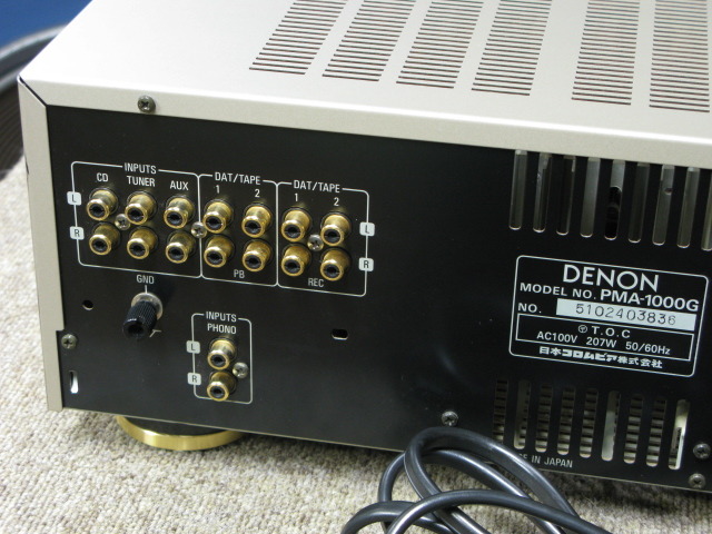 DENON PMA-1000G プリメインアンプ動作確認済み DENON PMA-1000G