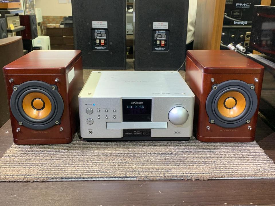 Victor SP-EXEK1 ウッドコーンスピーカーペア Victor EX-AK1 ウッド