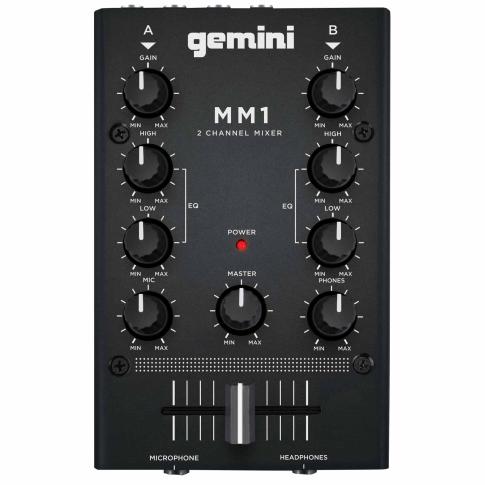 Gemini MM1 2-Channel Compact Mixer | IDJNOW