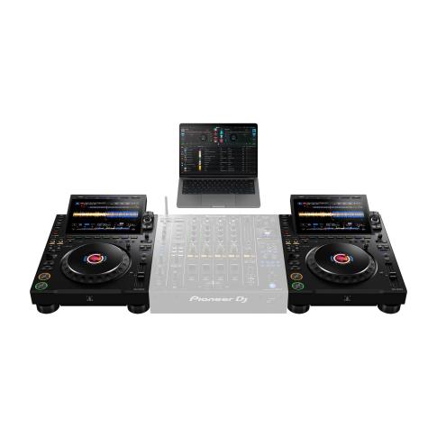 AlphaTheta CDJ-3000X Player 2-Pack with Pioneer DJ DJM-V10