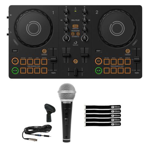 AlphaTheta DDJ-FLX2 2-Channel Controller with Vocal Mic