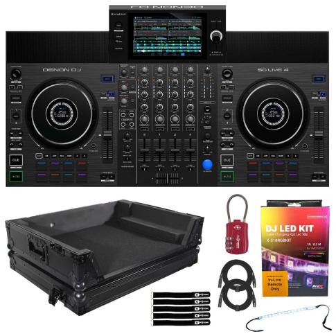 Denon DJ SC LIVE 4 Controller with Black Case | IDJNOW