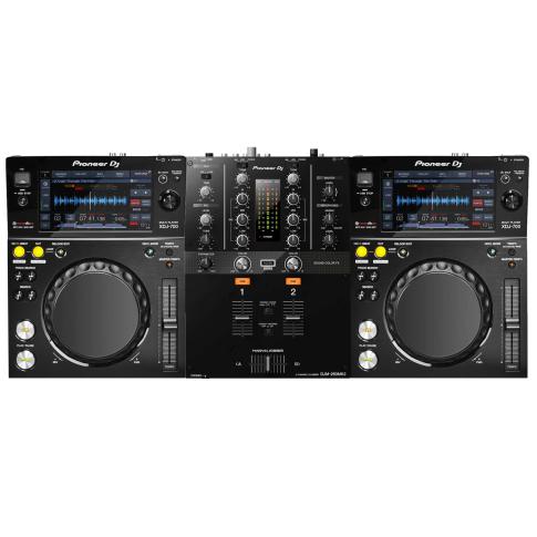 Pioneeer DJM-250MK2 2-Channel Mixer with (2) Pioneer XDJ-700