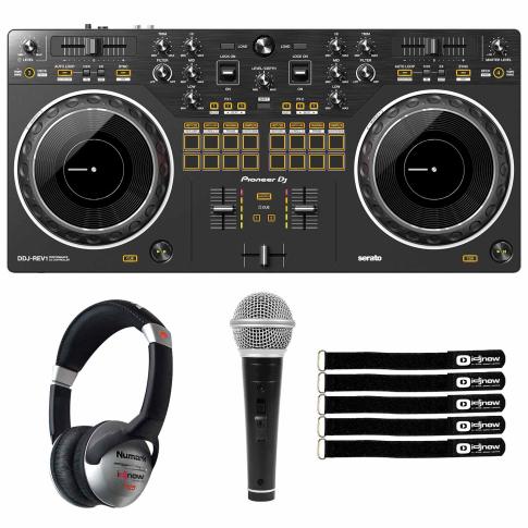 Pioneer DJ DDJ-REV1 Controller with Headphones | IDJNOW
