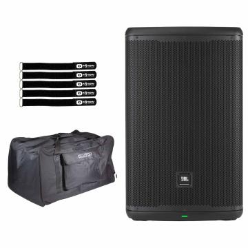 2) JBL Professional EON715 Speakers with Totes | IDJNOW