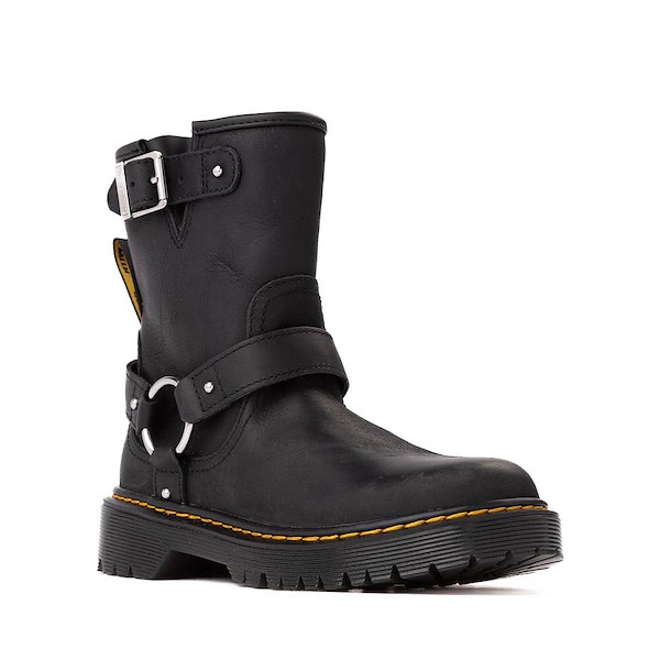 Dr. Martens Genaya Biker Boot - Big Kid - Black | Journeys