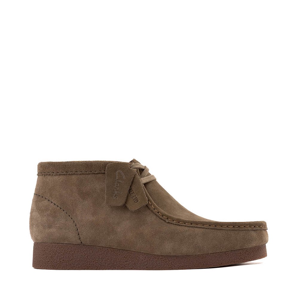 Mens Clarks Wallabee EVO Chukka Boot - Khaki | Journeys