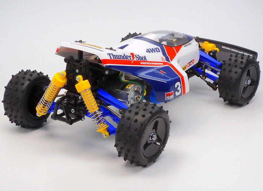懐かしのタミヤ「サンダーショット」復刻。ラジコンにもネオクラ
