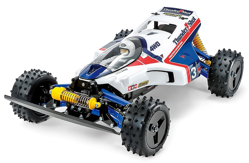 懐かしのタミヤ「サンダーショット」復刻。ラジコンにもネオクラ