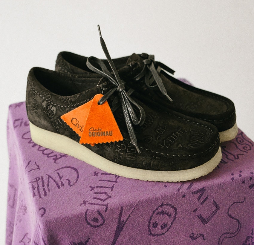 注目のスケートブランド「Civilist」がクラークスのワラビー＆トレック