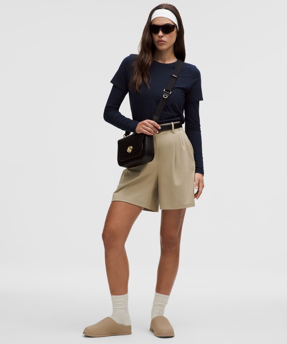 Daydrift プリーツハイライズショーツ 7インチ | ショートパンツ