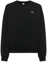 Fleece accolade crewneck sweatshirt - Alo Yoga - Women | Luisaviaroma