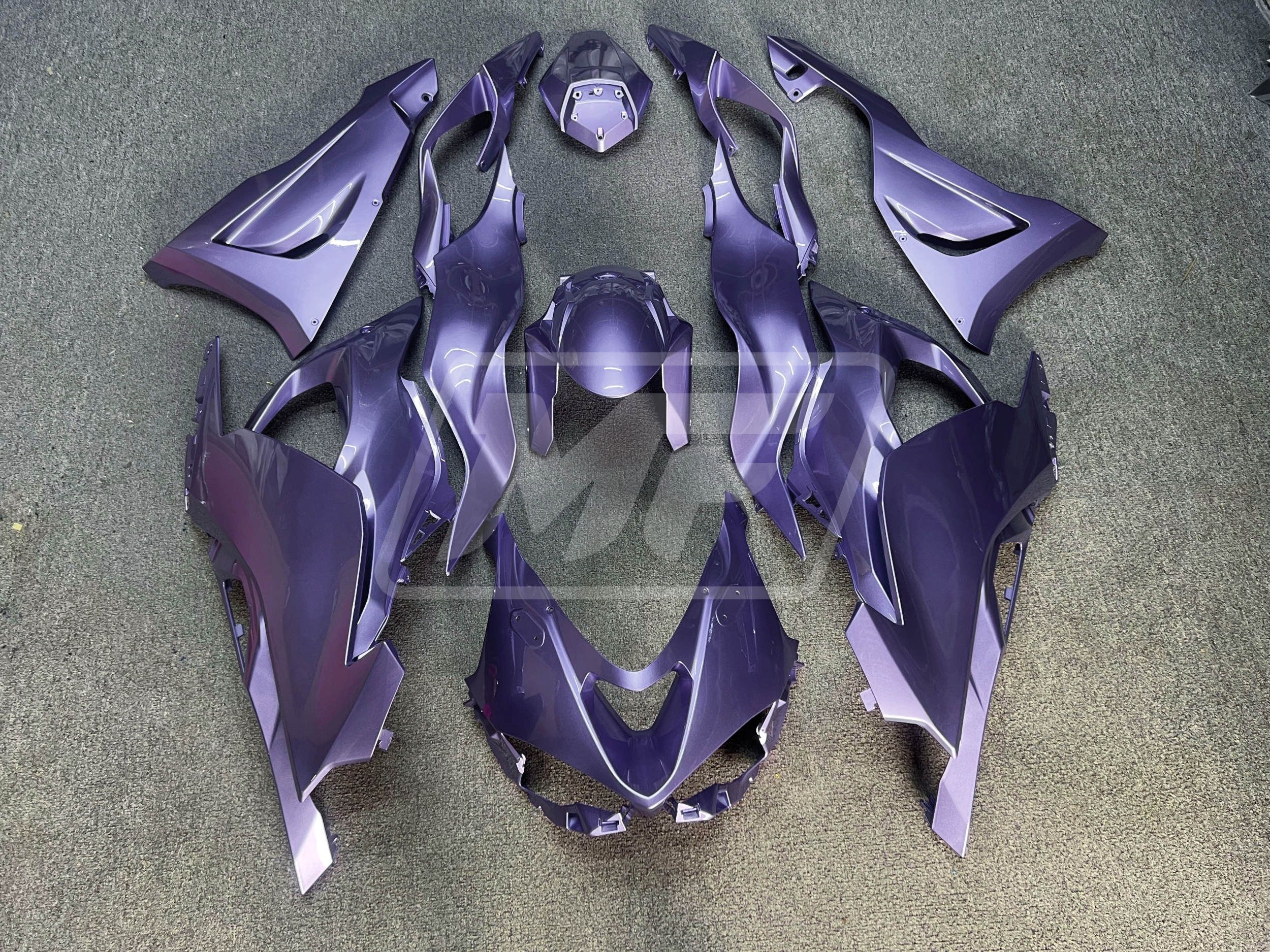 Kawasaki ZX6R 2024-2026 Gloss Purple ABS Fairings | Monster Fairings