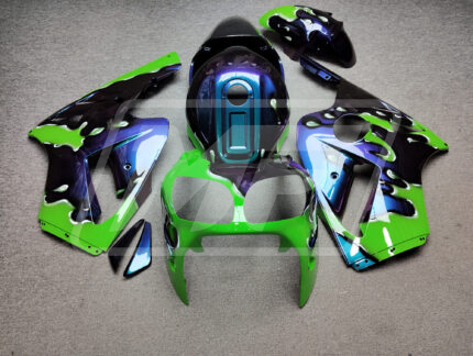 Kawasaki ZX12R 2000-2001 Gloss Purple & Blue Iridescent Green