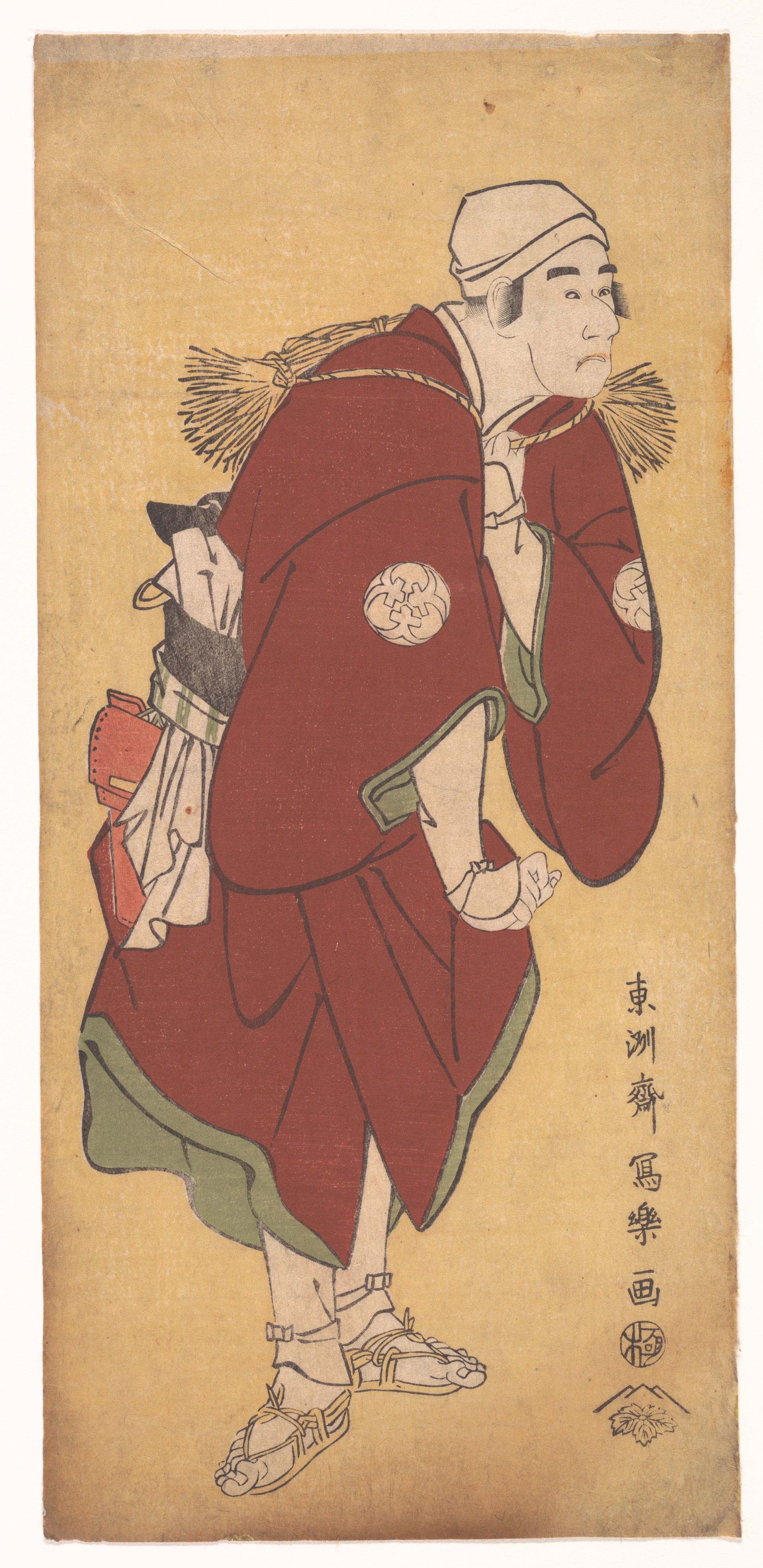 Tōshūsai Sharaku - Bandō Mitsugorō II as the Farmer Asakusa no