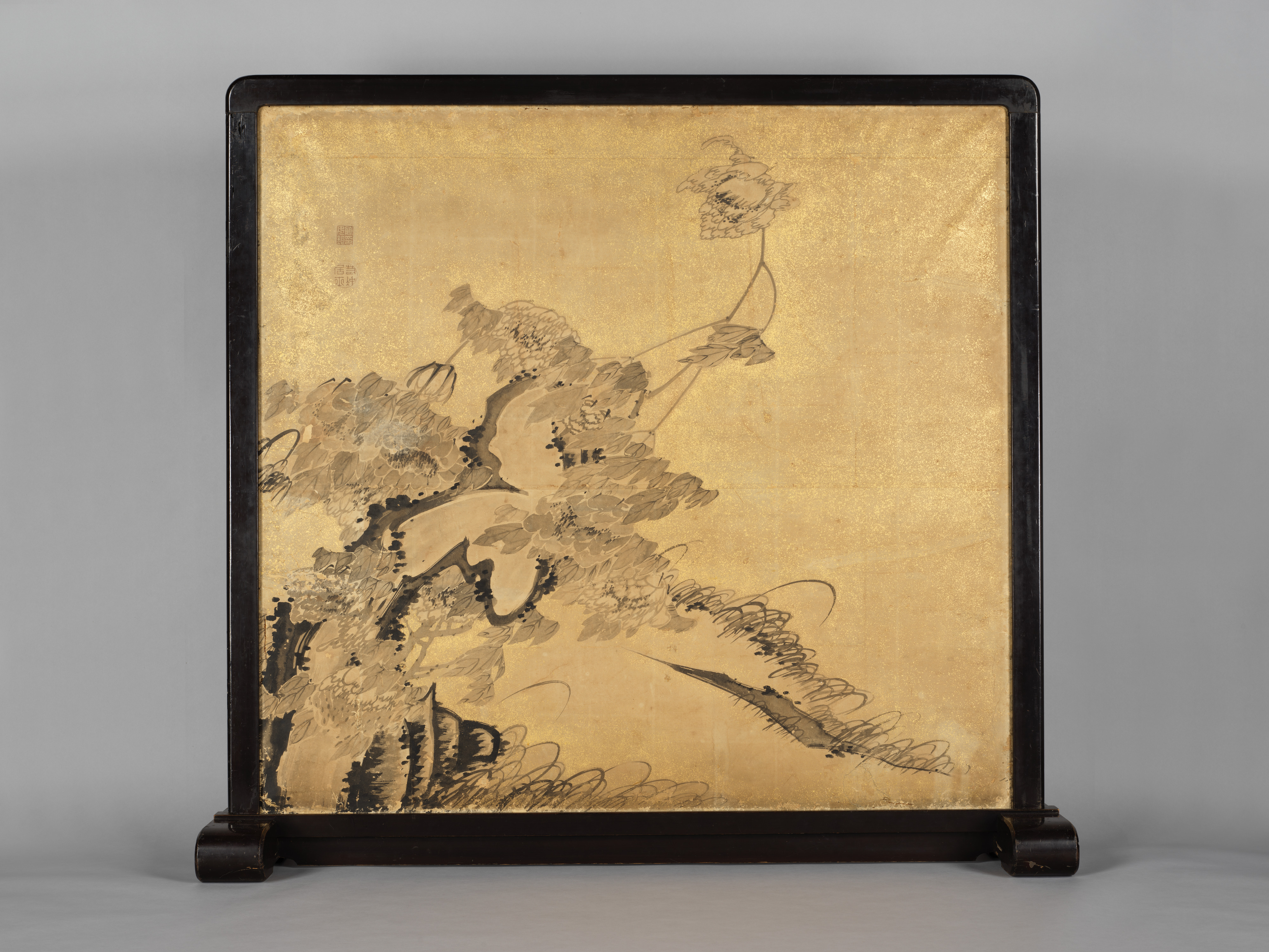 Itō Jakuchū 伊藤若冲 - Crabs and Peonies - Japan - Edo period
