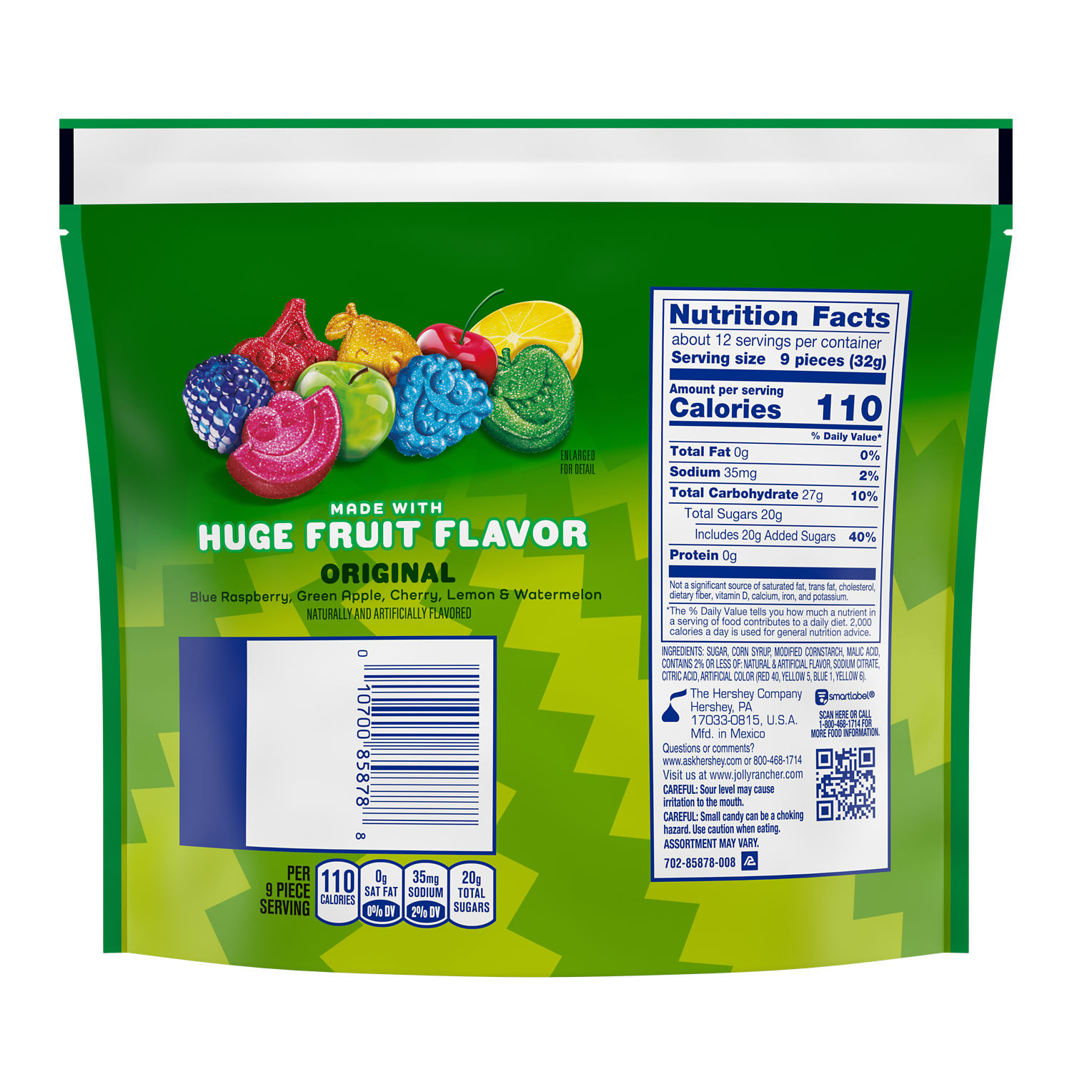 JOLLY RANCHER Sour Gummies Assorted Fruit Flavored Candy