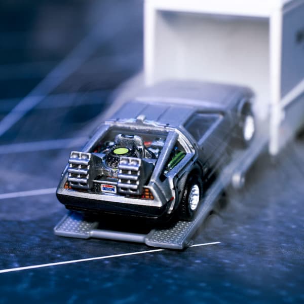 Hot Wheels デロリアン 3台セット Mattel Creations Hot Wheels x