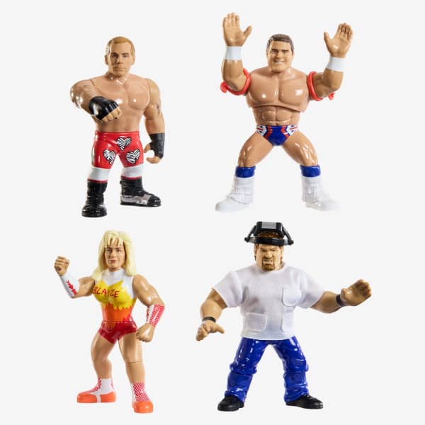 WWE Retro Action Figure 4-Pack Bundle | Mattel Creations