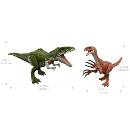 Jurassic World Giganotosaurus & Therizinosaurus Dinosaur Figures