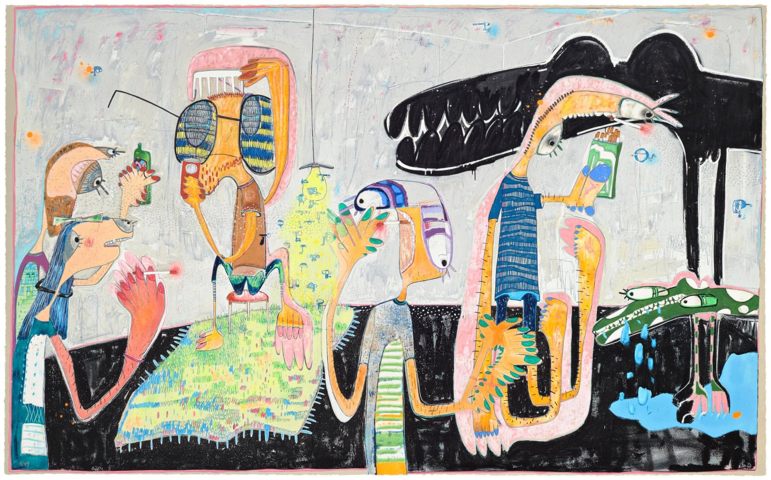 Rafa Macarrón, Untitled, 2023, Screen Print