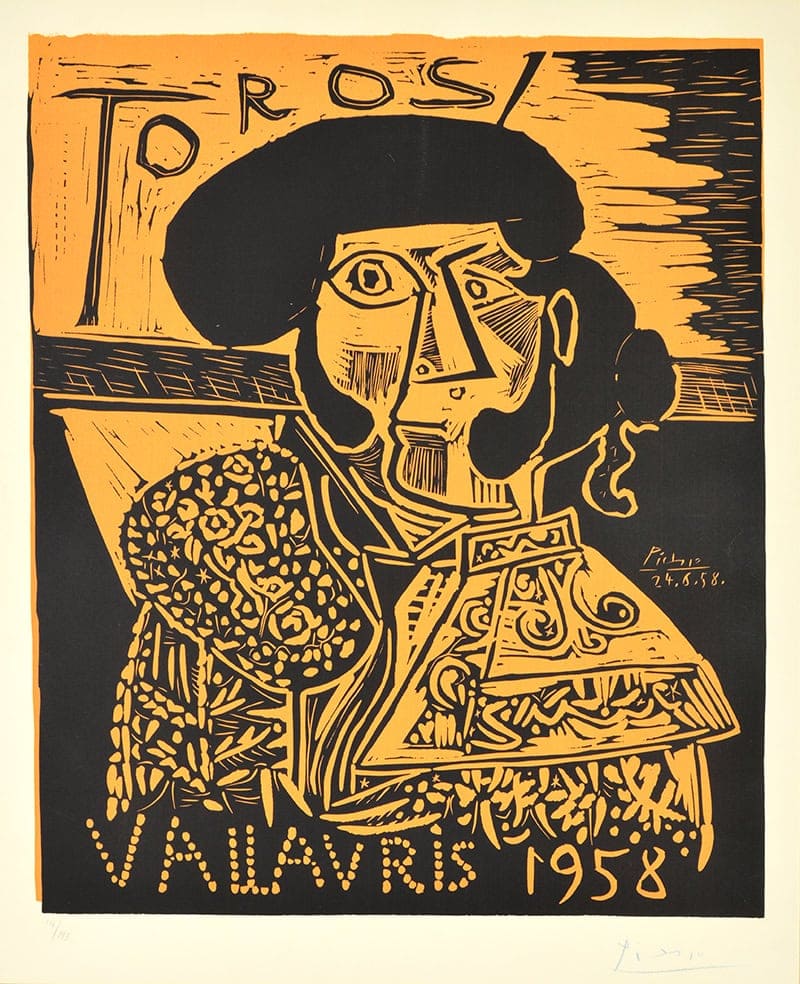 Pablo Picasso in Vallauris, a Place for Invention: Linocuts