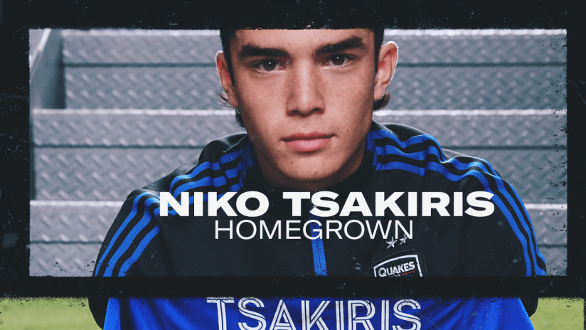 NEWS: Earthquakes Sign 16-Year-Old Midfielder Niko Tsakiris to