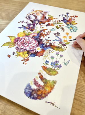 大人気水彩画家・タケダヒロキ大阪初個展レポート | TRiCERA ART CLiP