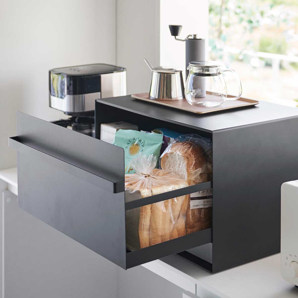 tower ｜ ブレッドケース タワー 引き出し型 2段 ｜ 山崎実業