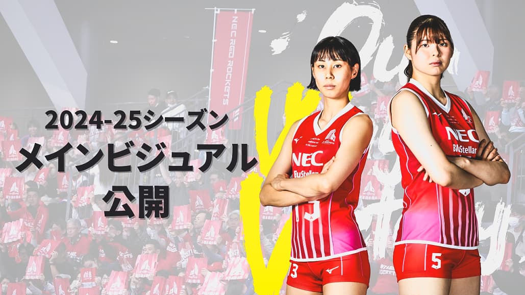 メインビジュアル公開！ | ニュース | NECレッドロケッツ川崎公式サイト