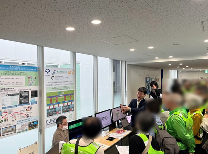 神戸市須磨区でAI防災・避難訓練に関する実証実験 | 大阪大学 モバイル